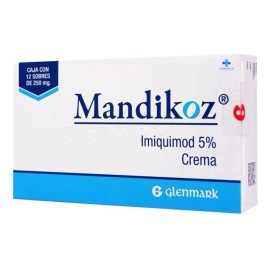 Mandikoz Imiquimod 5% 12 Sobres 250mg C/u Gi Aldara Quimara