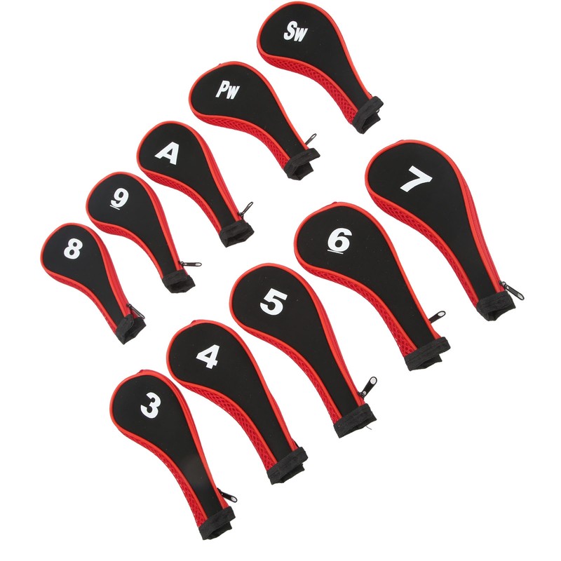 10Pcs Golf Club Head Cover Neoprene Golf Head Cover for