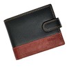 MORUCHA Mens RFID Blocking Real Soft Leather Passcase Wallet with