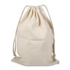 HERCHR Cotton Bag with Drawstring, Laundry Bag, Cotton Laundry Bag,