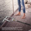 U Type Mooring Rope Threader Stainless Steel Dock Hook Cable