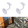 TERF® Set of 4 Heavy Duty White Stair Handrail Brackets