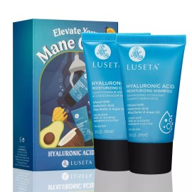 Luseta Hyaluronic Acid Moisturizing Shampoo & Conditioner Set for Dry and...