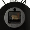 WALPLUS 30cm(11.8") Diameter Acrylic Gloss Roman Wall Clock Black Home