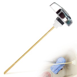 THU004-CP Toilet Handle Replacement Kit, Side Mount Toilet Tank Lever Replacement Compatible with TOTO ST701 CST853 CST854 CST884 CST604CEF CST614CEF, Chrome Toilet Flush Handle with Brass Arm