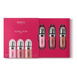 Kiko Milano Kit De Mini Glosses Nuevo Tamaño 3 Tonos