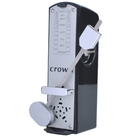 Btuty Mechanical Metronome Portable Mini Universal Metronome 11cm Height for Piano Guitar Violin Ukulele Chinese Zither Music Instrument (black)