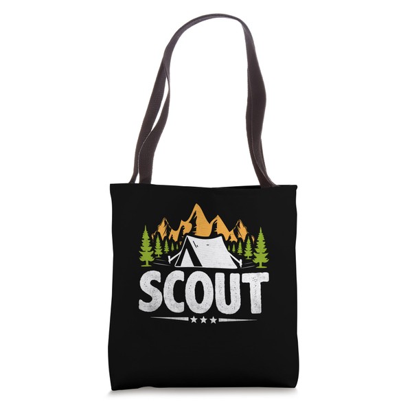 Scout Tent Camping Camper Scouting Scouts Tote Bag
