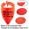 BLUPARK Funny Dog Bandana Big Brother in Training Triangle Printed