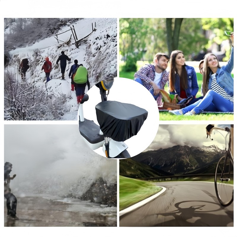 Ai-OUMLEEF Waterproof, Front and Rear Bicycle Basket Cover, Bicycle Basket