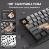 MCHOSE G98 PRO Wireless Mechanical Keyboard, Tri-Mode Connection Gaming Keyboard,