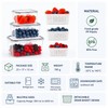 5-Piece Produce Storage Containers for Fridge – Stackable Food Keepers