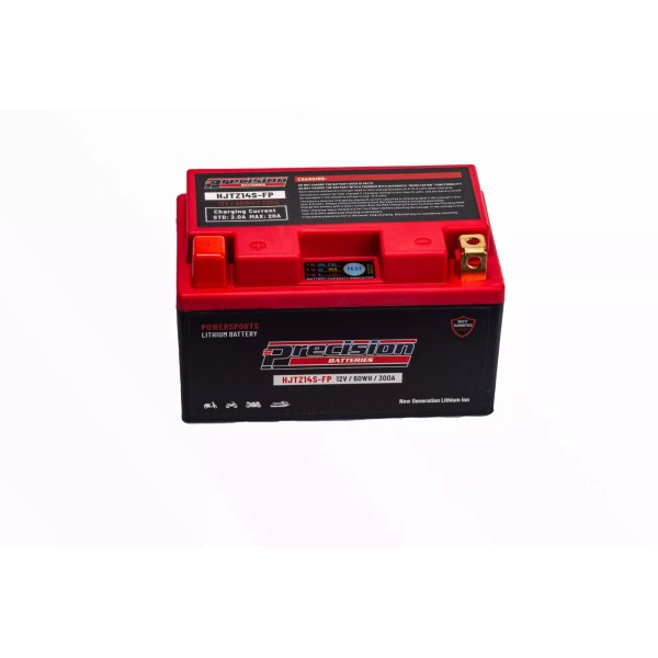 Precision HJTZ14S-FP Li-Ion Battery Replaces Yamaha 1700CC VMAX, 2009-2017, 12V