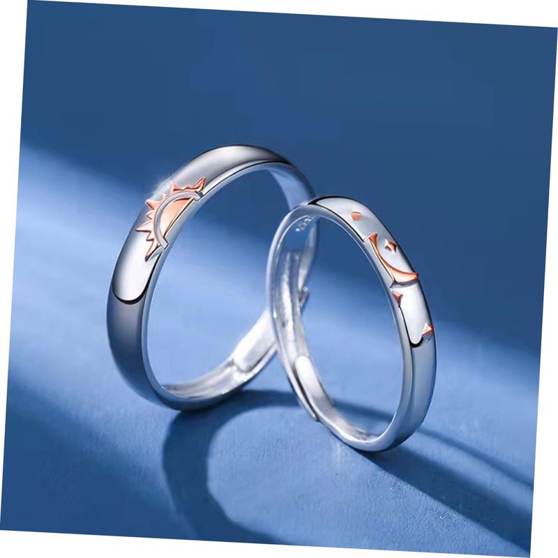 LIFKOME Promise Rings for Couples His and Hers Wedding Ring