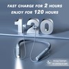 Neckband Bluetooth Headphones Wireless Earbuds with Microphone Flashlight Around the