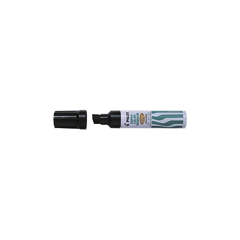 Pilot Set of 5 Permanent Markers SCA-6600 Metal Barrel Bevel