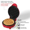 Starfrit Electric Mini Waffle Maker 4" Non-Stick Cooking Surface Easy