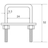 aiai 15-806 Co Bolt Set M6X43X30mm