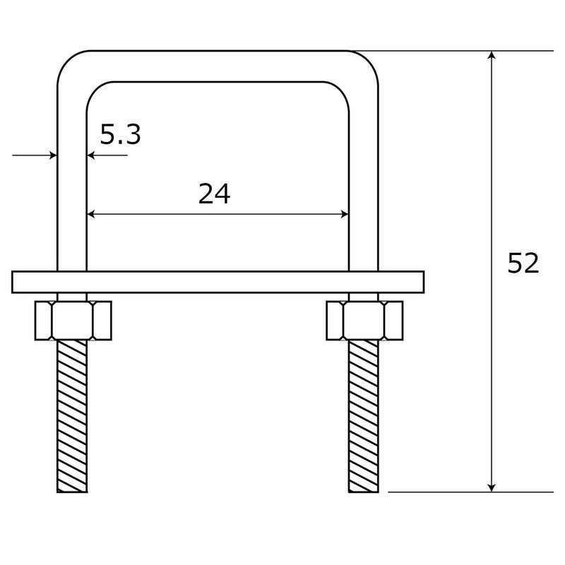 aiai 15-806 Co Bolt Set M6X43X30mm