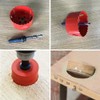 Hole Saw Drill Bit HSS Hole Cutter with Arbor for