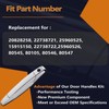 FFFauto Exterior & Interior Door Handle Set Door Handles Kit