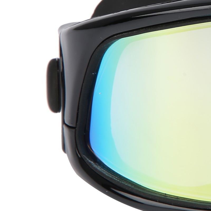 Electroplated Large Frame Swim Goggles Anti Fog Silicone Swimming High