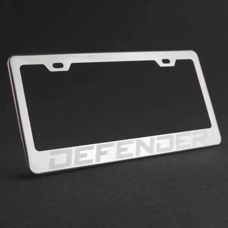 KA DEPOT 1x Defender Laser Engraved Stainless Steel License Plate