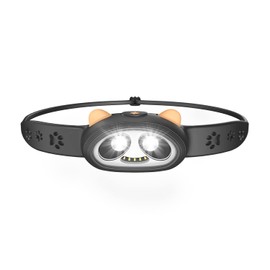 Daining LED Headlamp for Adults and Kids, Panda Design Rechargeable Head Lamp, Outdoor Super Bright Flashlight for Boys, Girls, Headlight for Camping, Walking Dog, Fishing, Night Reading, Running