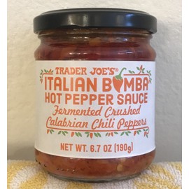 Trader Joe's Italian Bomba Hot Pepper Sauce Calabrian chili pepper 6.7oz (190g) Trader Joe's
