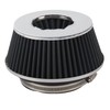 HIFROM 8161 Universal Clamp-On Air Filter Washable Filter Black Small