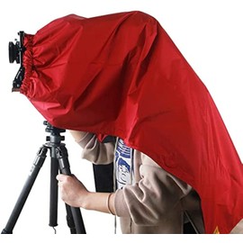 eTone Setting Cloth for 4x5 Large Format Camera, Professional Focusing Cloths for Large Formats, Dark Cloth for 4x5 Large Format Camera Focusing Hood (Red)