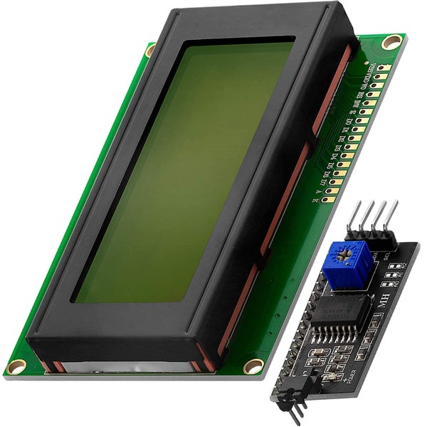 AZDelivery HD44780 2004 LCD Display Bundle Green 4 x 20