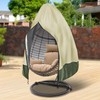 Egg Chair Cover with Zipper,Outdoor Chair Covers Waterproof,UV Resistant,Windproof Duty,Wicker