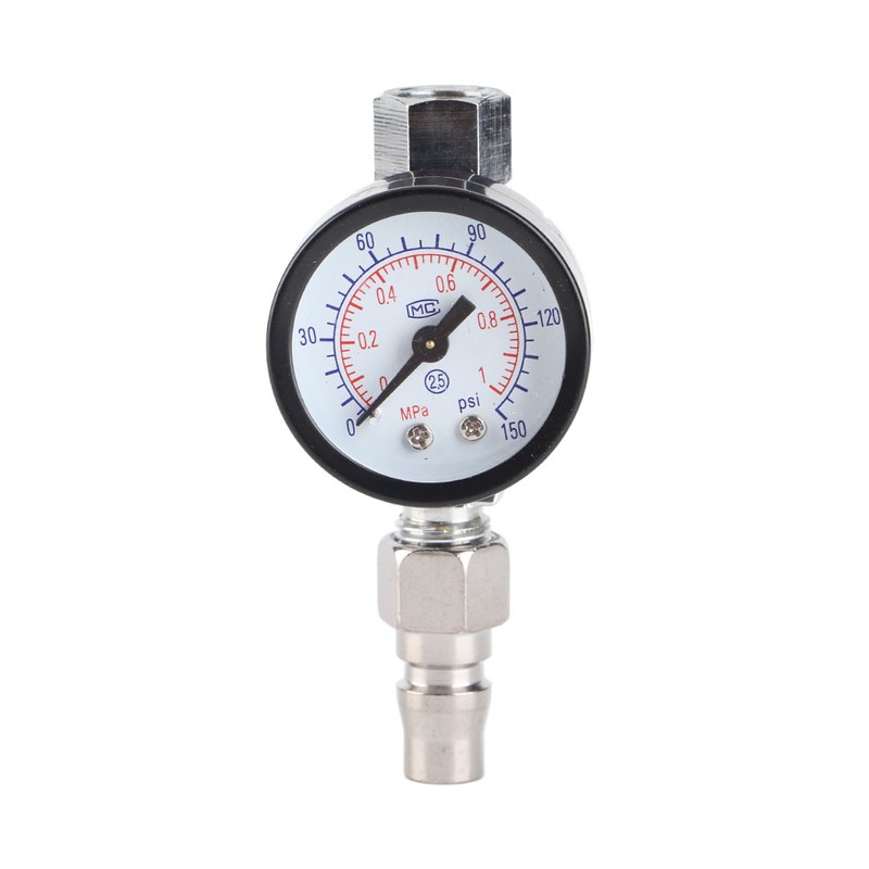Mini Adjustable Spray Gun Air Regulator With Pressure Gauge Diaphragm