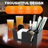 weyleity Bar Caddy with 6 Compartments | Heavy Duty Refillable