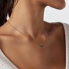 Luxval Diamond Necklaces for Women 18K Gold Plated Dainty Gold