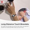 TOTWOO Single Touch Bracelets for Couples, Light up & Vibration