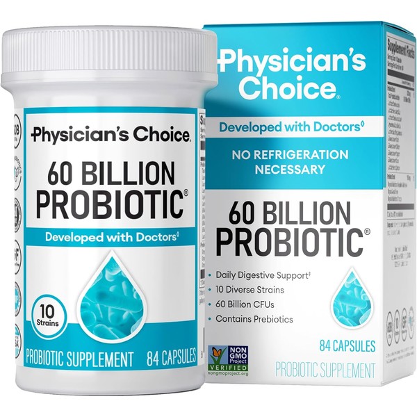 Physician's CHOICE Probiotics 60 Billion CFU - 10 Strains +