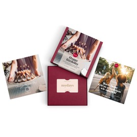 mydays Happy Birthday Gift Box for 1-2 People, Free Experience Selection of Approx. 2135 Places