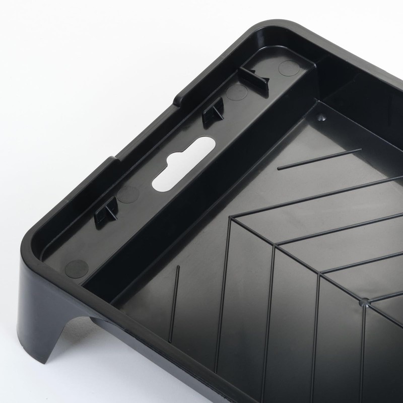 Juvale 4-Inch Paint Tray Pan - 12-Pack Black Spill-Resistant &