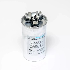 Supco Capacitor Round Dual Run 25 + 5 uf mfd 370/440 Volts for HVAC Motors