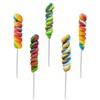 The Dreidel Company Rainbow Twist Lollipop, Mixed Fruit Flavor, Individually