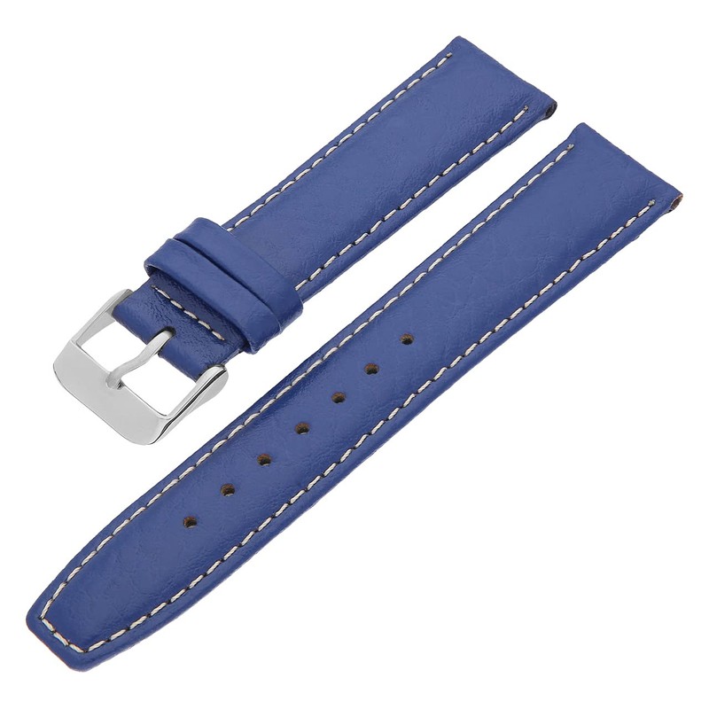MARCHEL WB Leather Strap Black Blue Brown White Grained Leather