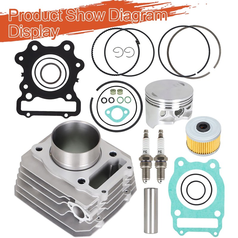 labwork Cylinder Top End Kit Gasket Kit Replacement for Honda
