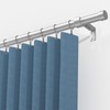 Silver Extra Long Curtain Rod 30 to 254 inch, Heavy