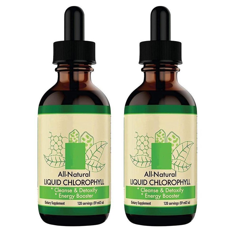 Chlorophyll Liquid Drops All Natural Concentrate Energy Booster Digestion and