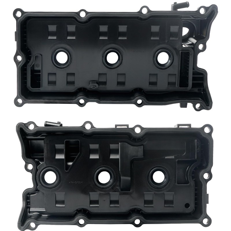 Pair Left Right Engine Valve Covers Compatible with 2005-2019 Nissan