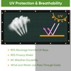 Amagenix Privacy Screen Fence 4'x44'Customized Mesh Fencing Shade Cover with