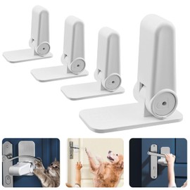 Norhogo Pack of 4 Multifunctional Child Safety Cabinet Door Window Lock Children Oven Window Reusable Oven Child Lock Window for Children and Pets