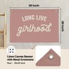 CEBTHN Long Live Girlhood Banner – Linen Canvas Wall Hanging